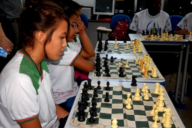 Alunos da rede municipal participam de Campeonato de Xadrez